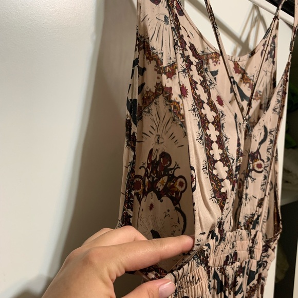 Cleobella pink bohemian print moon jumpsuit small - Picture 9 of 9